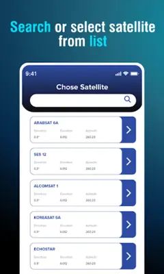 Satellite Finder-Dish Aligner android App screenshot 1